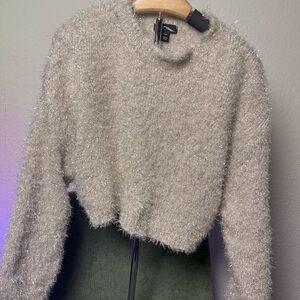 Forever 21 Fuzzy Cream Sweater